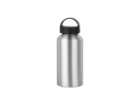 Sublimation 500ml Aluminium Water Bottle W/handle (Silver)