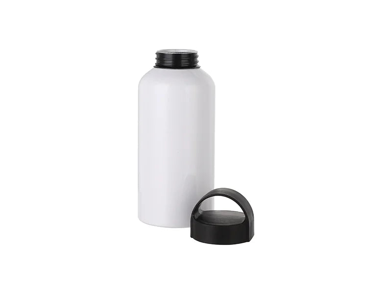 Sublimation 500ml Aluminium Water Bottle W/handle (White)