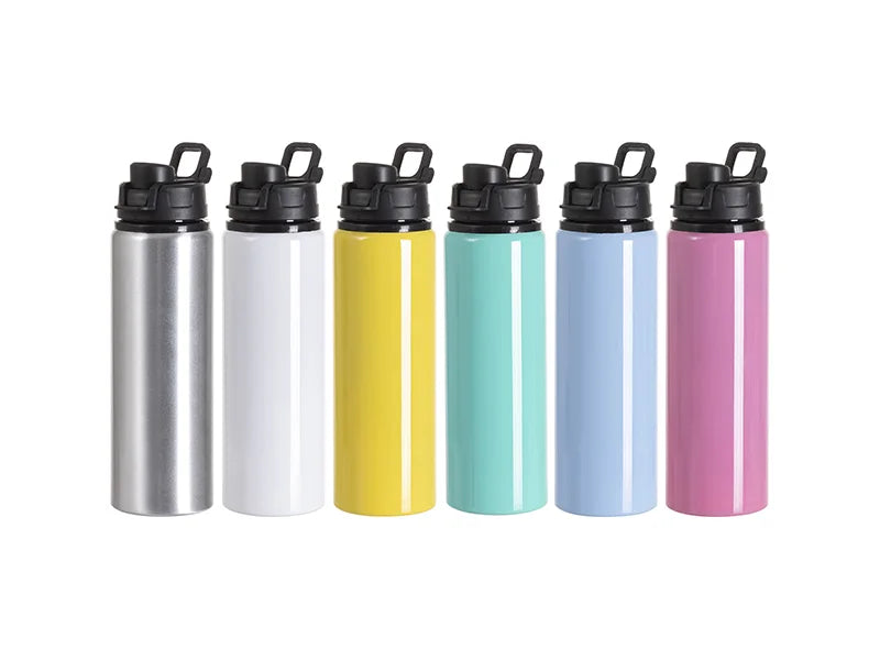 Sublimation Blanks 25oz/750ml Aluminum Water Bottle (Light Blue)