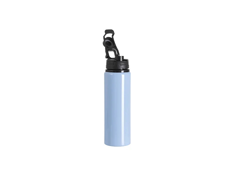 Sublimation Blanks 25oz/750ml Aluminum Water Bottle (Light Blue)