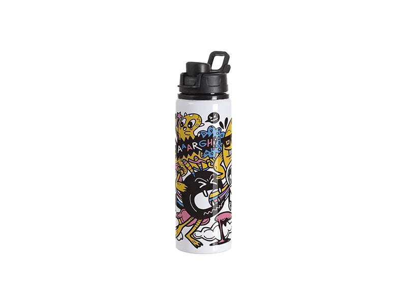 Sublimation Blanks 25oz/750ml Aluminum Water Bottle (White)