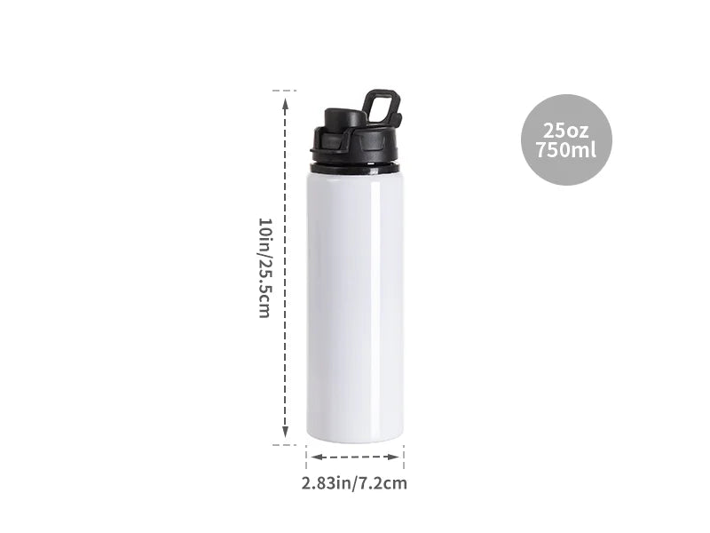 Sublimation Blanks 25oz/750ml Aluminum Water Bottle