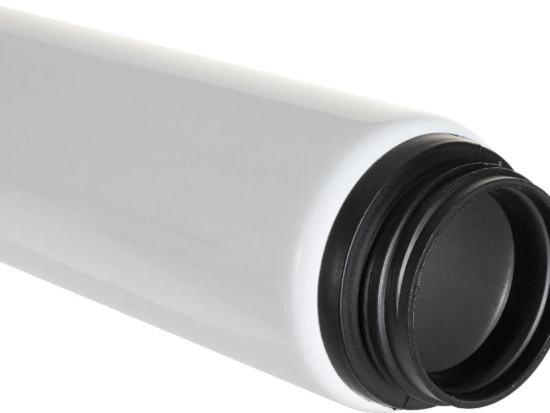 Sublimation Blanks 750ml White Aluminium Bottle w/ Black Portable Flip Lid