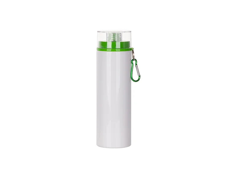 28oz/850ml Sublimation Blanks Aluminum Bottle w/ Color Lid (White)