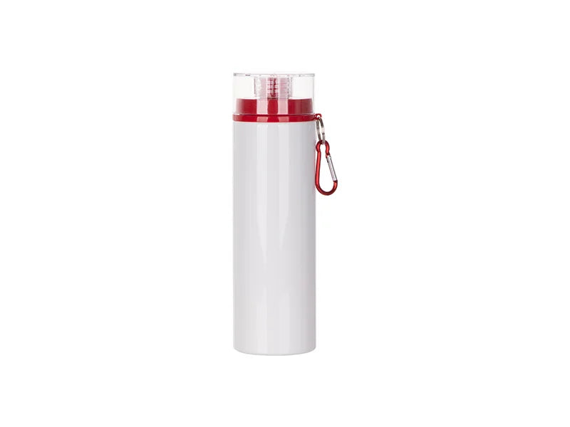 28oz/850ml Sublimation Blanks Aluminum Bottle w/ Color Lid (White)