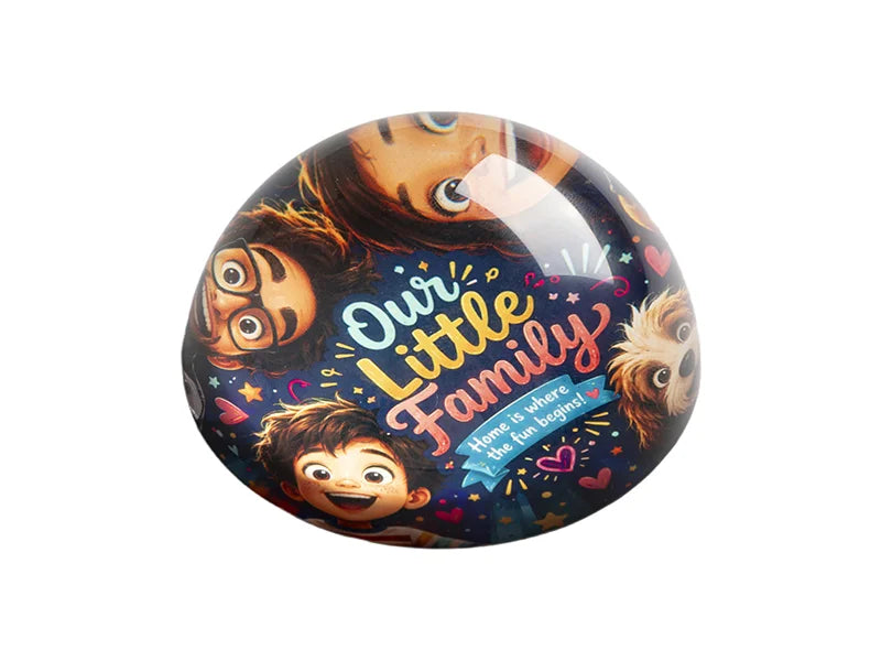 Sublimation Dome Crystal Paperweight φ8cm