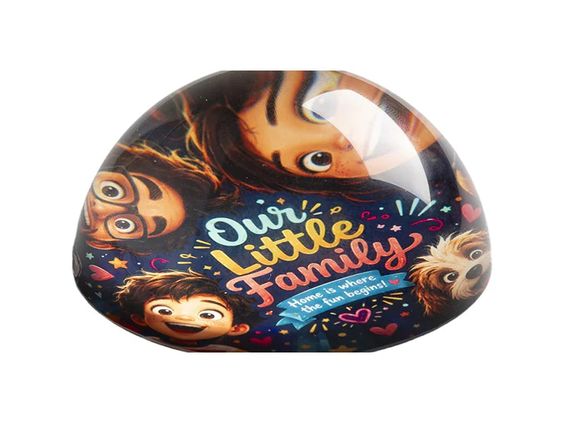 Sublimation Dome Crystal Paperweight φ8cm