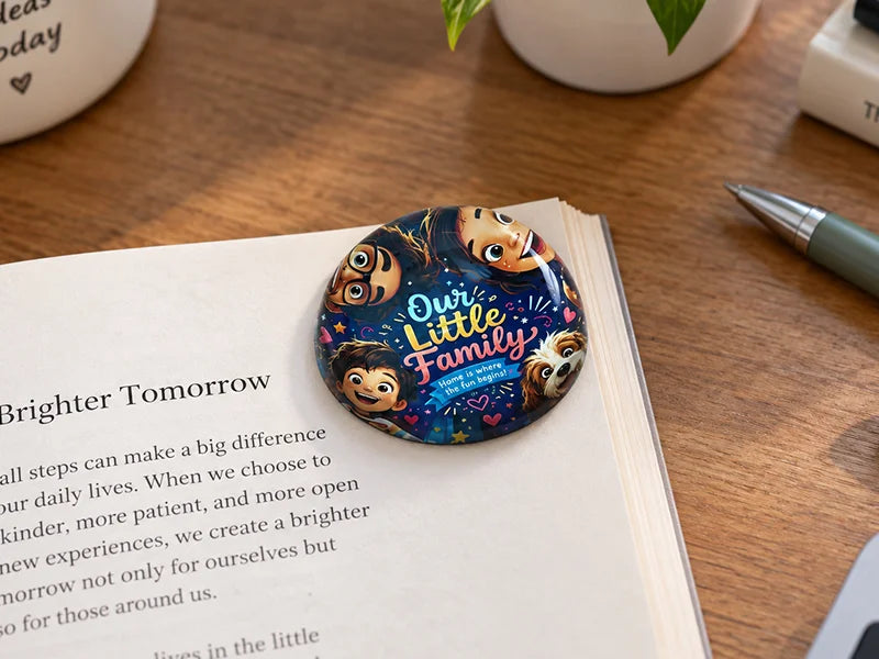 Sublimation Dome Crystal Paperweight φ8cm