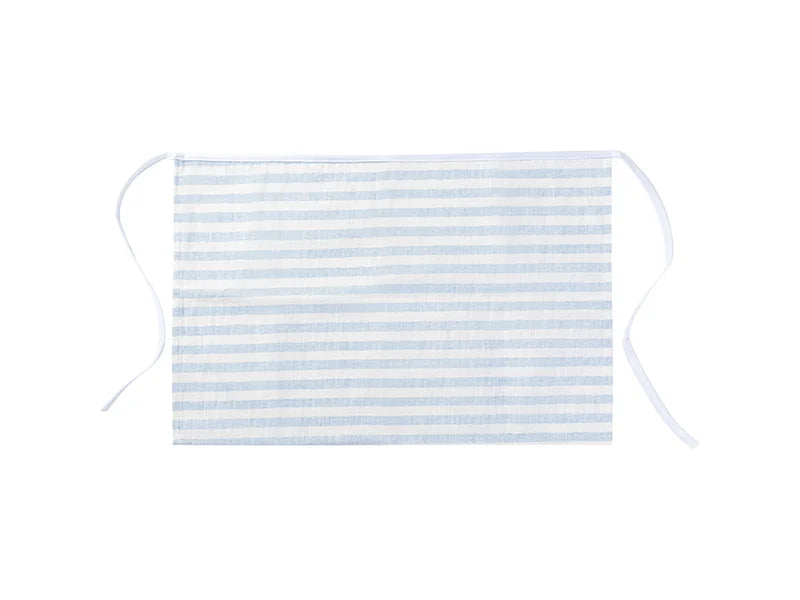 Sublimation Blanks Adult Linen Waist Apron(41*60cm, Beige and Light Blue)