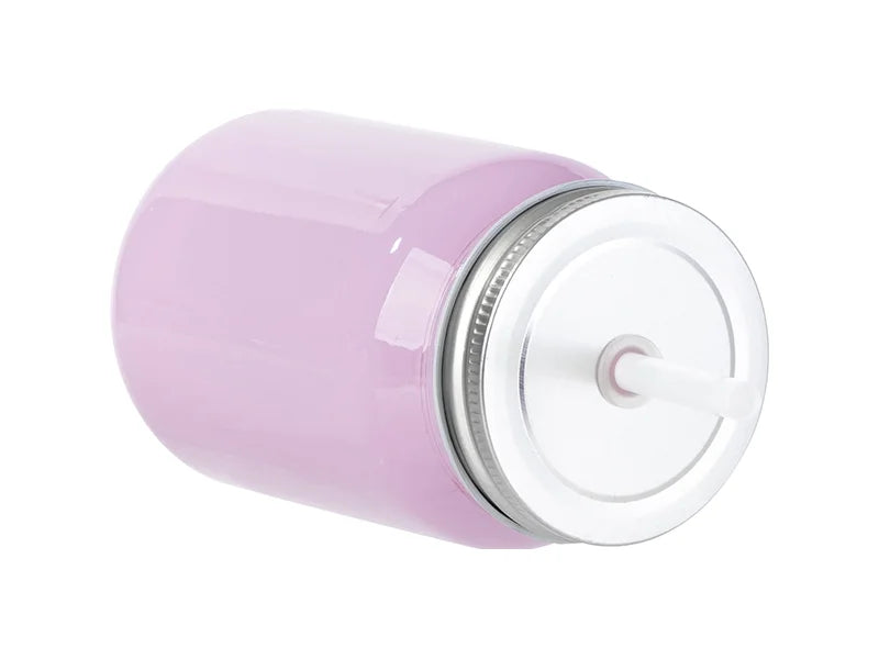 Sublimation Blanks 15oz/450ml Full Color Mason Jar no Handle (Purple)