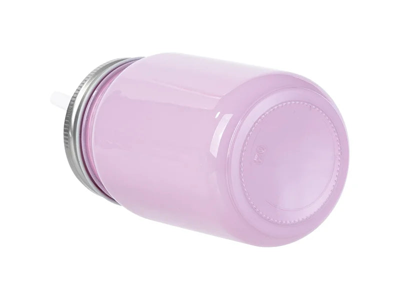 Sublimation Blanks 15oz/450ml Full Color Mason Jar no Handle (Purple)