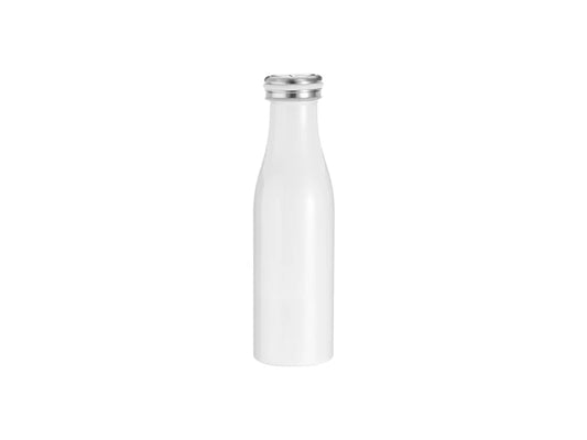 Sublimation 17oz/500ml Stainless Steel Milk Bottle (White)