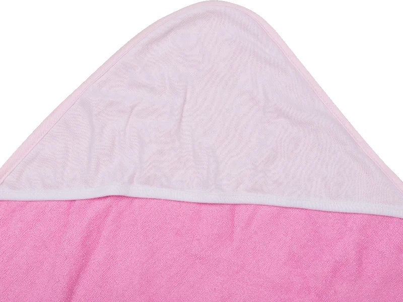 Sublimation Baby Hooded Towel (80*80, Rose Red)