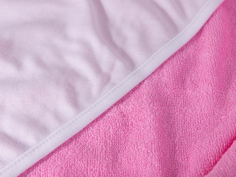 Sublimation Baby Hooded Towel (80*80, Rose Red)