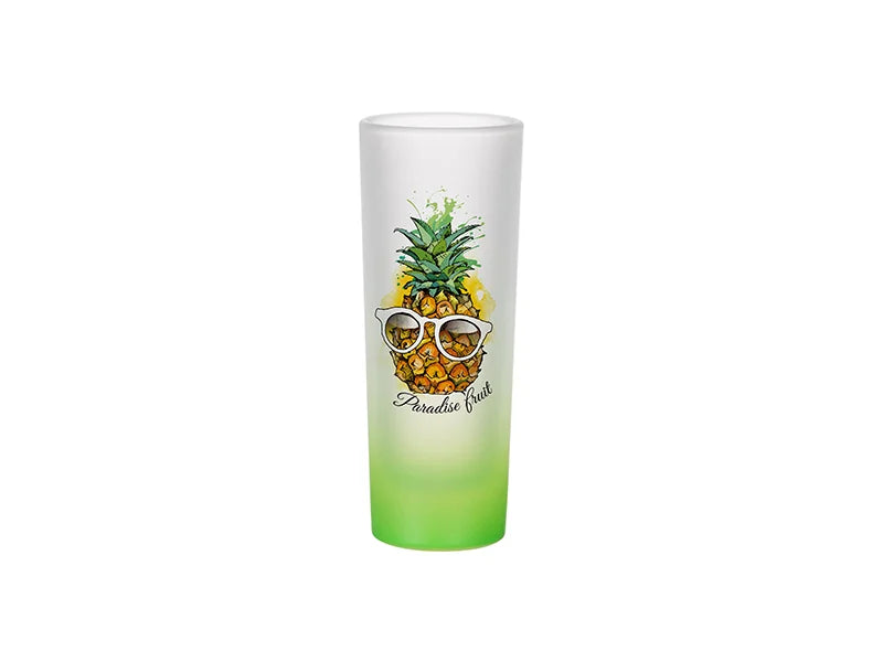 3oz Sublimation Shot Glass (Gradient Color Green)