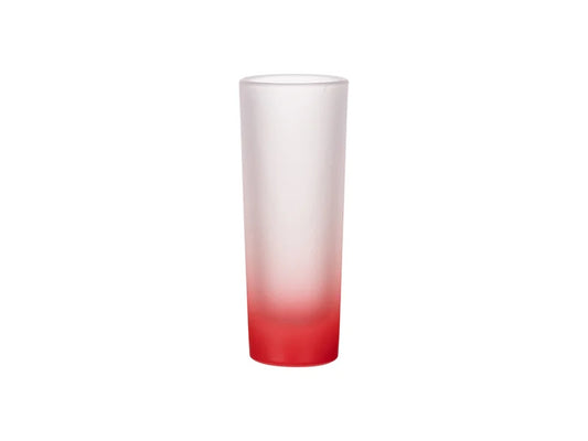 3oz Sublimation Shot Glass (Gradient Color Red)