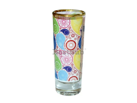 Sublimation 3oz Shot Glass Mug with Gold Rim