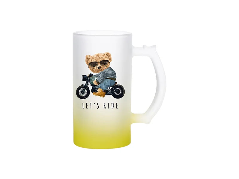 Sublimation 16oz Gradient Glass Beer Mug