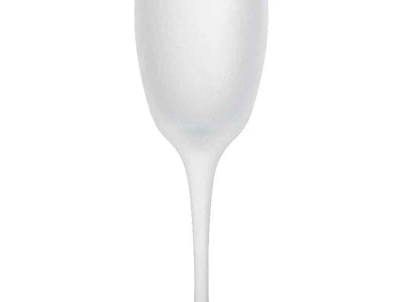 Sublimation 6oz/190ml Champagne Flute Glass (Frosted)