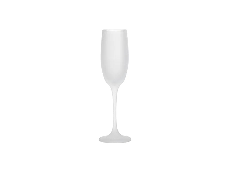 Sublimation 6oz/190ml Champagne Flute Glass (Frosted)