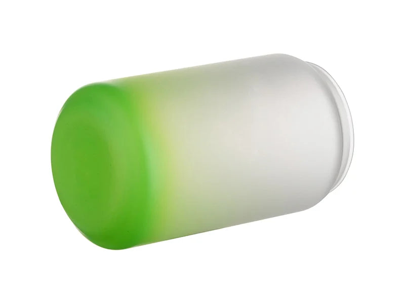 Sublimation 13oz/400ml Glass Mugs Gradient Green