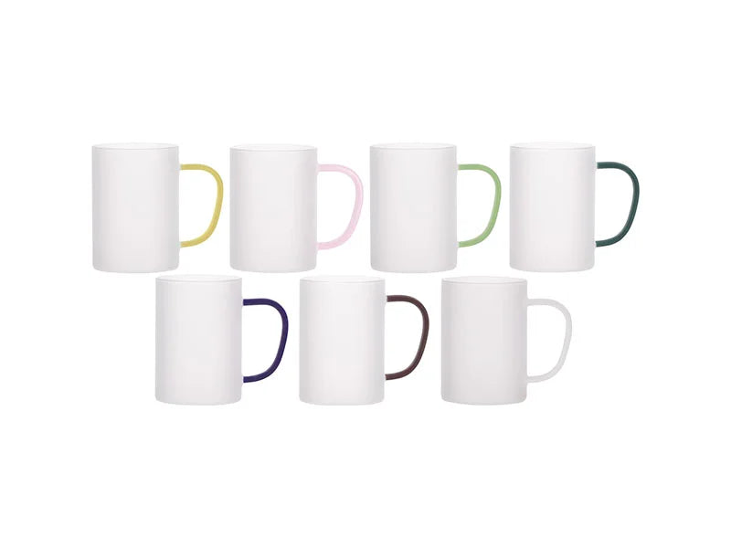 Sublimation 12oz/360ml Glass Mug(Frosted)