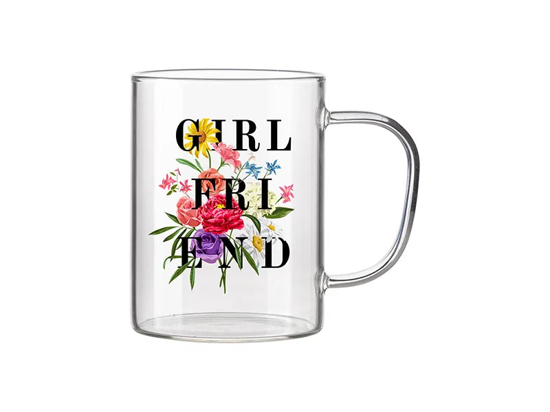 15oz/450ml Glass Mug(Clear)