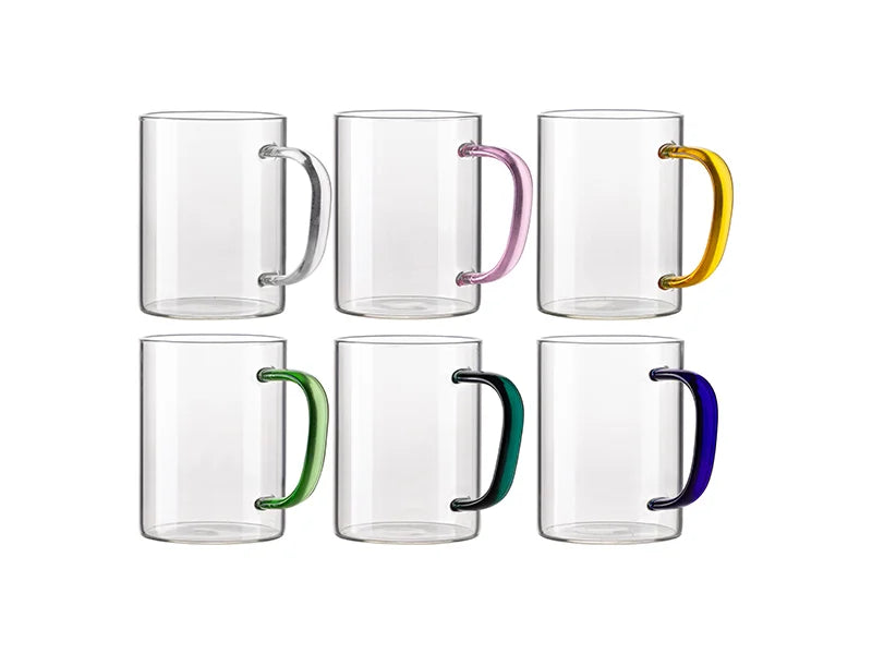 15oz/450ml Glass Mug(Clear)