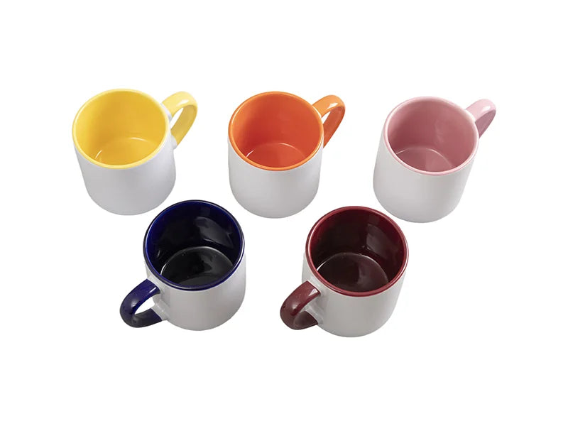 Sublimation 6oz Inner Rim Color Mug (Orange)