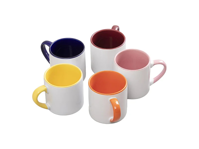 Sublimation 6oz Inner Rim Color Mug (Maroon)