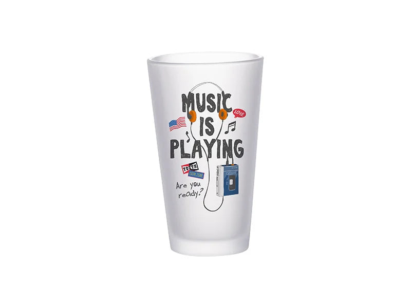 Sublimation 17oz Glass Mug (Frosted)
