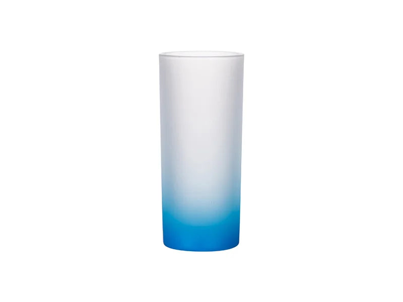 10oz Sublimation Glass Mug (Gradient Color Light Blue)
