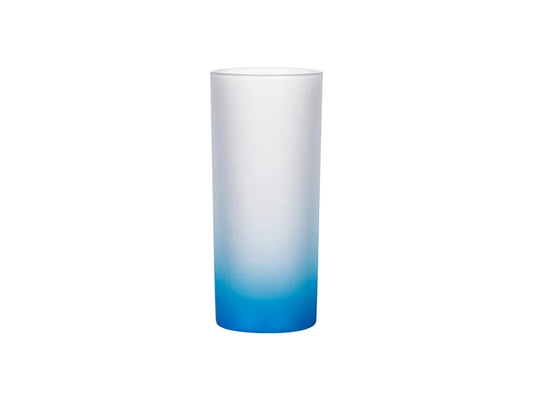 10oz Sublimation Glass Mug (Gradient Color Light Blue)