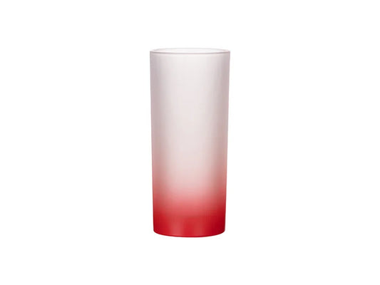 10oz Sublimation Glass Mug (Gradient Color Red)