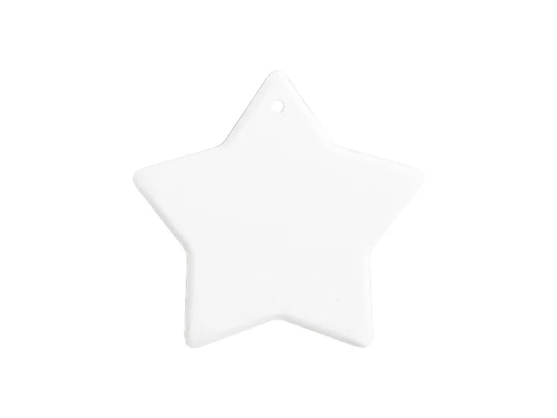 UV Bisque Ceramic Ornament (Star shape,8*8cm)