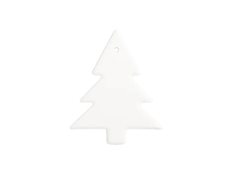 UV Bisque Ceramic Ornament (Christmas tree,10*8cm)