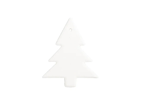UV Bisque Ceramic Ornament (Christmas tree,10*8cm)