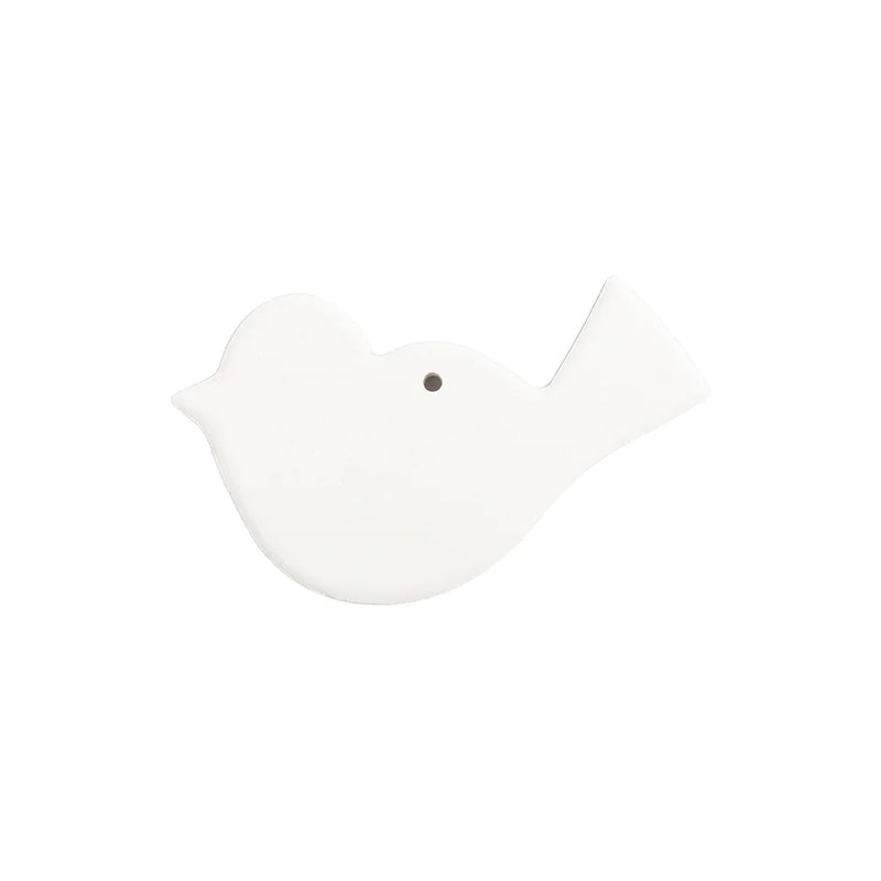 UV Bisque Ceramic Ornament (Bird shape,10.8*6.3cm)