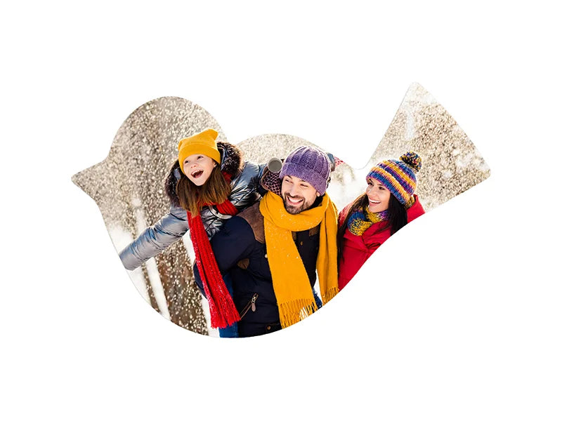 UV Bisque Ceramic Ornament (Bird shape,10.8*6.3cm)