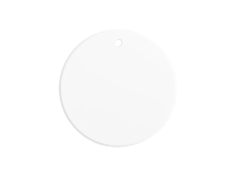 UV Bisque Ceramic Ornament (RND,φ7.6cm)