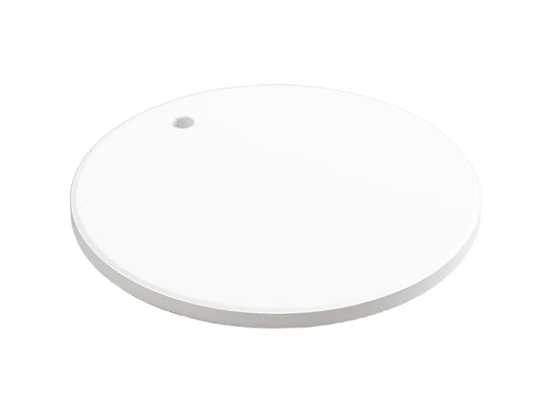 UV Bisque Ceramic Ornament (RND,φ7.6cm)