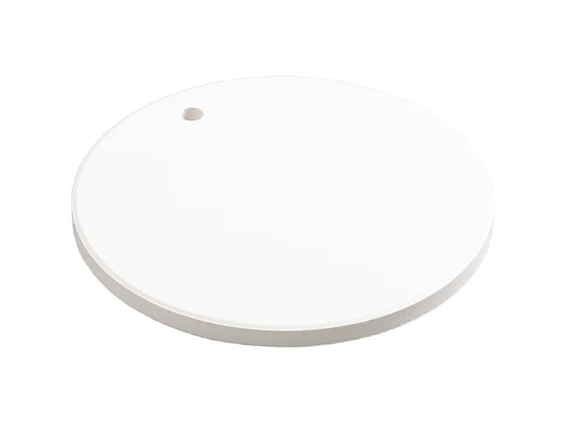 UV Bisque Ceramic Ornament (RND,φ8.5cm)