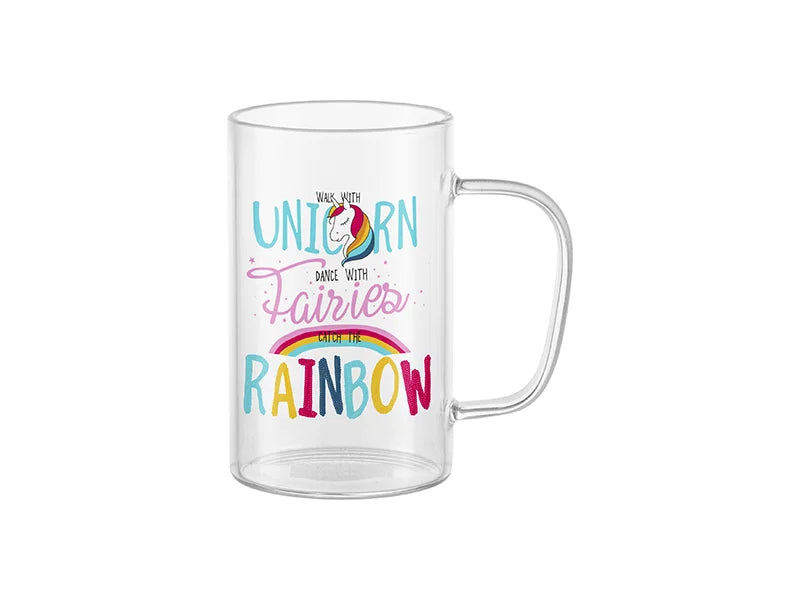 18oz/540ml Glass Beer Coffee Mugs(Clear)