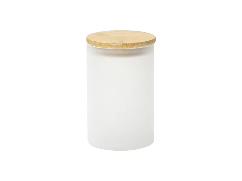 Sublimation Blanks 20oz/600ml Frosted Skinny Glass Storage Jar
