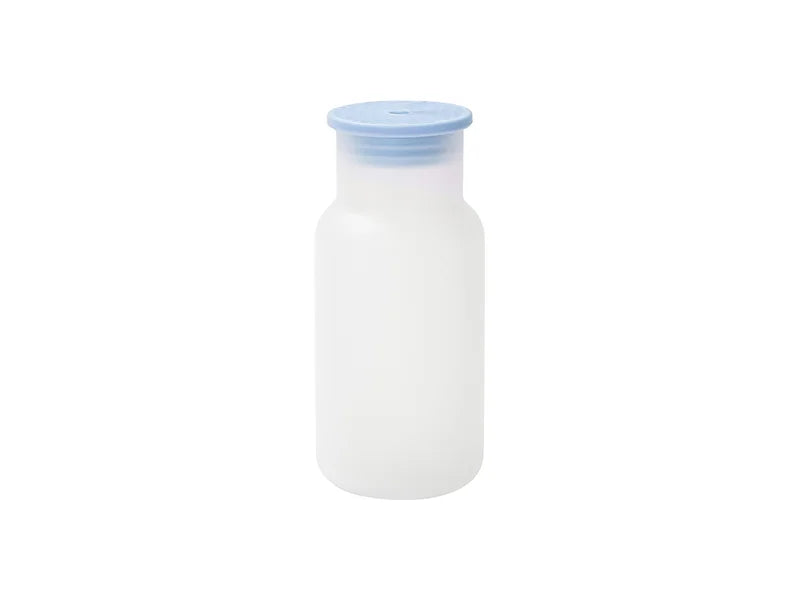 Sublimation Blanks 18oz/550ml Clear Glass Tumbler w/ Lid