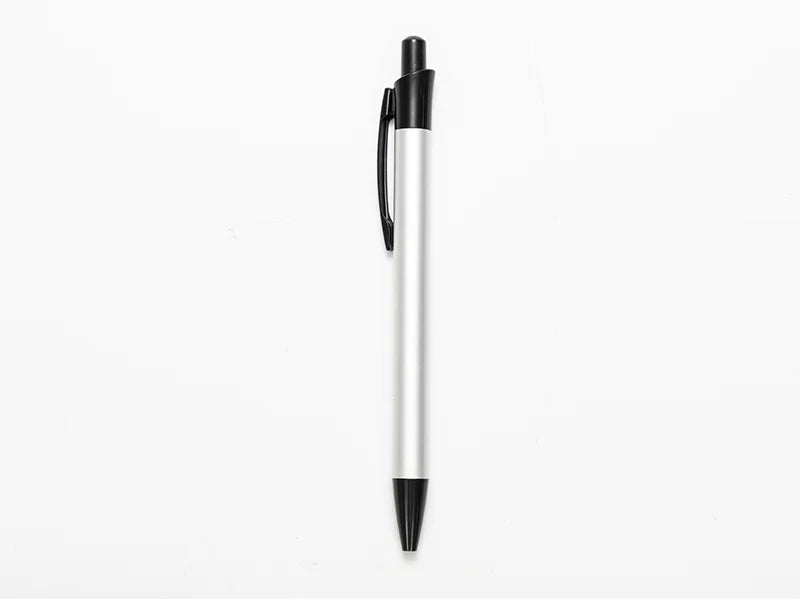 Sublimation Ballpoint Pen with Shrink Wrap(Silver Barrel)