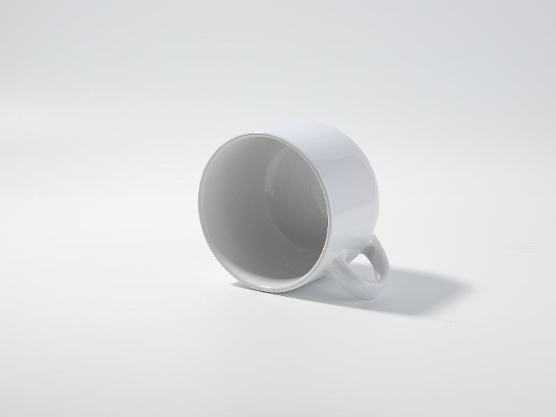 Sublimation Blanks 25oz Ceramic Bowl with Handle