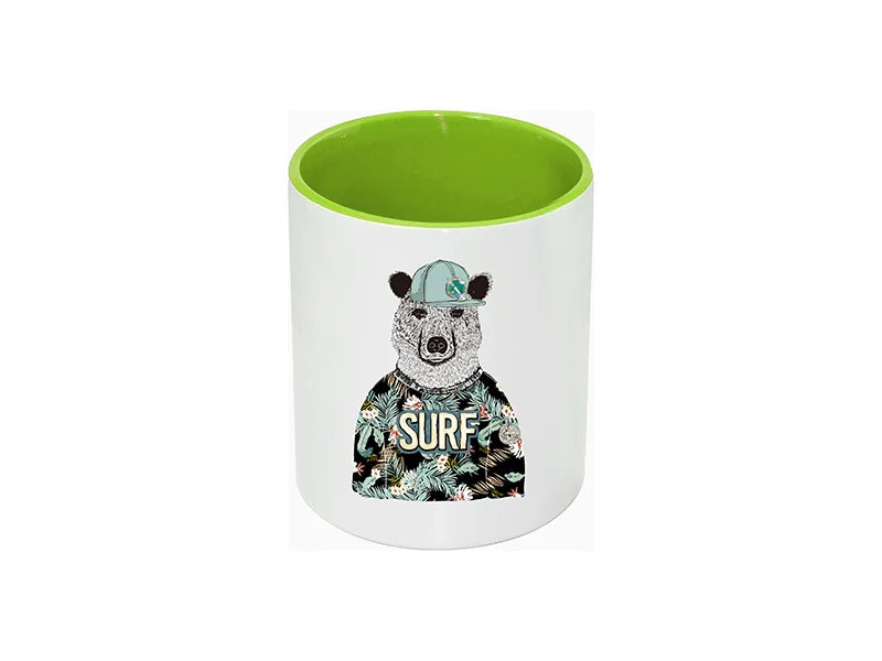 Sublimation 11oz Pencil Holder (Light Green)