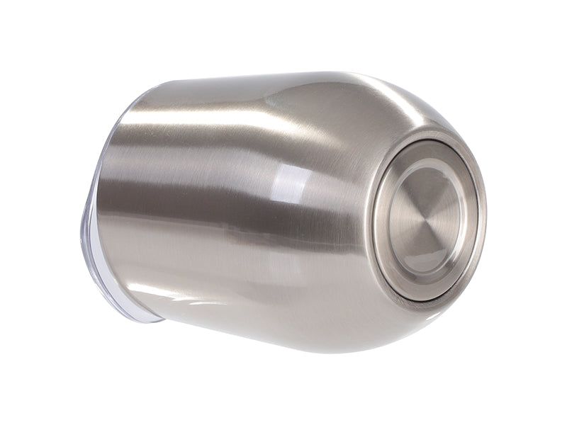 Sublimation Blanks 9oz/260ml Stainless SteelStemless Wine Cup w/ SlideLid (Silver)
