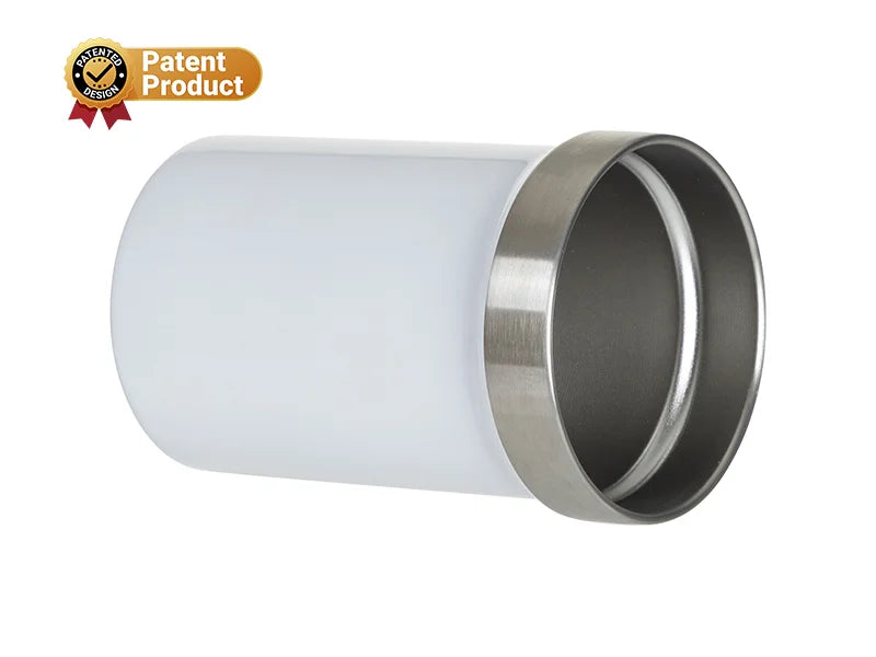 Sublimation Blanks 18oz/550ml Stainless Steel Travel Tumbler with Flip Lid (White)